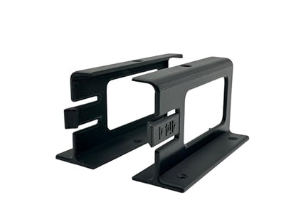Desk Mount Kit for Focusrite Scarlett 4i4 (4th Gen) - Under Desk Mount Brackets with Reversible Clips - Secure Mounting Accessories