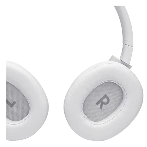 JBL Tune 760NC - Lightweight, Foldable Over-Ear Wireless Headphones with Active Noise Cancellation - White (Renewed) - color: White