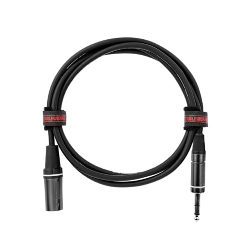 By Gator Cases Composer Series Deluxe 5 Foot XLR Male to TRS Cable, (GCWC-XLR-05MTRS) - size: 5 Feet, style: TRS/XLR Male