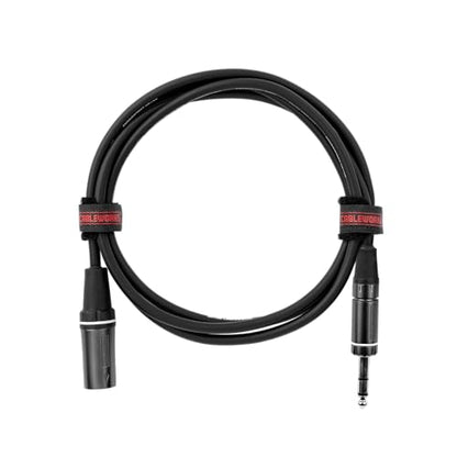 By Gator Cases Composer Series Deluxe 5 Foot XLR Male to TRS Cable, (GCWC-XLR-05MTRS) - size: 5 Feet, style: TRS/XLR Male
