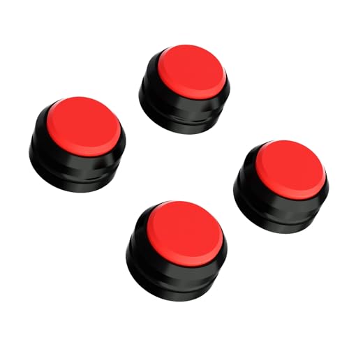 Preffair Audio Speaker Aluminum/Silicone Isolation Feet Turntable Damper Vibration Stopper Stand Absorption Shock Pad for Amplifier Preamp DAC Devices 4Pcs (Red, 1.73"x1.18") - color: Red