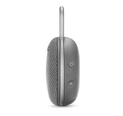 JBL CLIP 3 - Waterproof Portable Bluetooth Speaker - Gray (Renewed) - color: Gray
