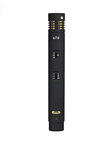 CAD Audio E70 Small Diaphragm Cardiod Condenser Microphone Includes Cardiod & Omni Capsules