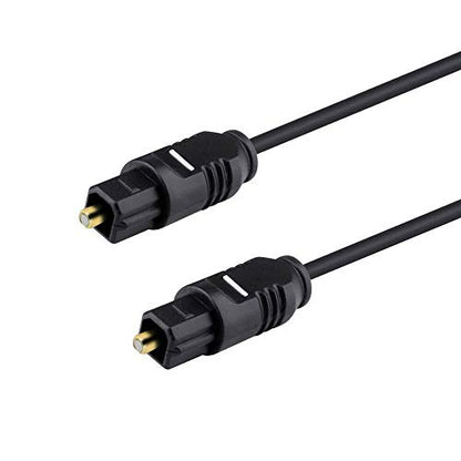 NTQinParts 6FT Digital Fiber Optical Audio Toslink Cable for ZVOX AccuVoice AV100 AV102 AV110 AV157 Dialogue Clarifying Sound Bar System