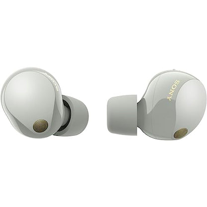 Sony WF-1000XM5 True Wireless Noise-Canceling Earbuds, Alexa Built-in, Bluetooth, in-Ear Headphones, Up to 24h Battery, Quick Charge, IPX4, Works with iOS & Android - Silver/Gold International Version - color: Silver