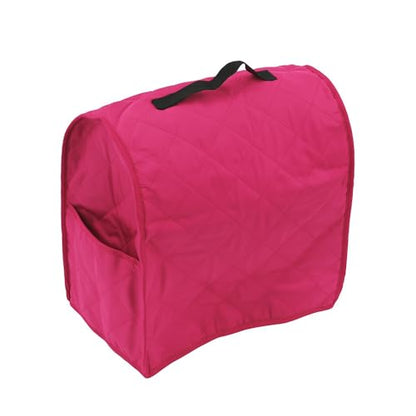 ‌Stand Mixer Cover with Storage Pockets and and Handle Dust Proof Protective Bag for 4.5QT Mixers and Small Kitchen Appliances(Rose Red) - color: Rose Red