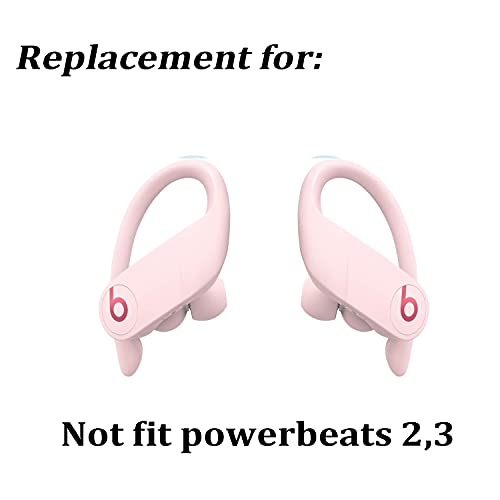 Replacement Eartips Silicone Earbuds Buds Set for Powerbeats Pro Beats Wireless Earphone Headphones,4 Pair (Pink) - color: Pink