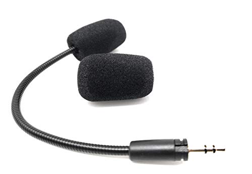 TNE for Turtle Beach 50x Recon Mic Replacement 3.5mm Game Microphone Boom for Ear Force XO Three XO Four Stealth Recon 150 50 50P 60P Camo Xbox One PS4 Gaming Headsets Premium with Lock