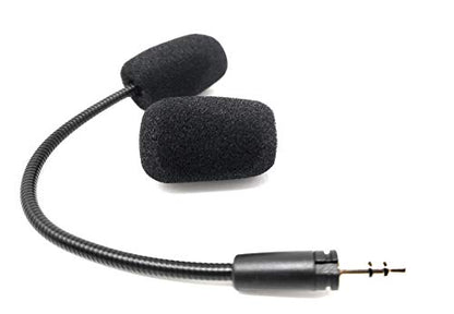 TNE for Turtle Beach 50x Recon Mic Replacement 3.5mm Game Microphone Boom for Ear Force XO Three XO Four Stealth Recon 150 50 50P 60P Camo Xbox One PS4 Gaming Headsets Premium with Lock