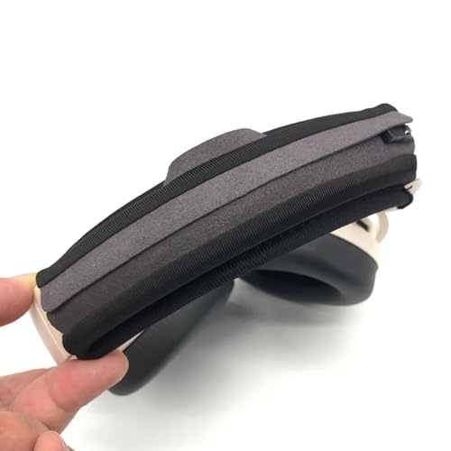 Comfortable Fabric Headband Cover for QC25 QC35II QC45 SOLO3 Protector Zipper Cushion Easy to Change and Headband Cover