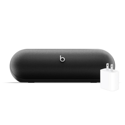 Beats Pill - Wireless Bluetooth Speaker with 20W Power Adapter - Matte Black - color: Matte Black, style: With Power Adapter