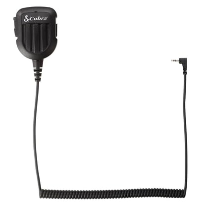 Cobra Shoulder Speaker Microphone | Speaker Mic with Push-To-Talk Button for Cobra Two-Way Radios with 2.5mm Plug - style: Shoulder Speaker Mic