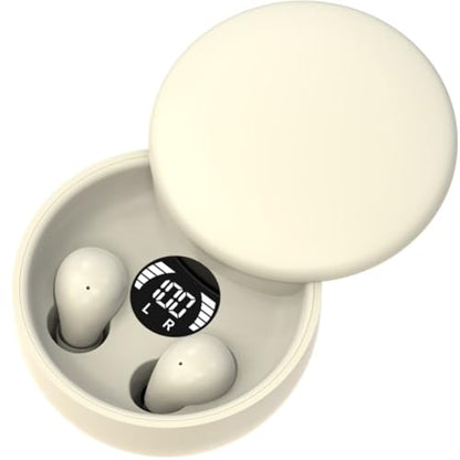 Wireless Earbuds for Sleeping, Beige (Off-White) - color: Off-white