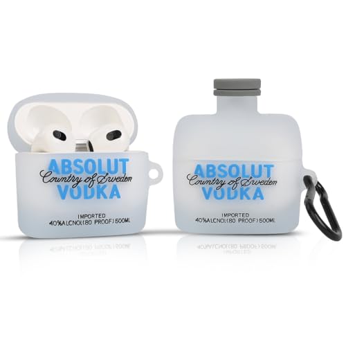 (2Pack+Cleaner Pen) XMBYGY Case for Apple AirPods 3rd Generation Wireless Earbuds with Cleaning Pen Kit, Silicone Cute Charging Case Shockproof Protective Cover and Carabiner for AirPods 3 (FTJ+TTQ) - color: FTJ+TTQ