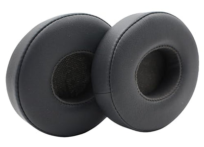 Solo3 Replacement Ear Pads Compatible with Beats by Dre Solo 3/Solo 2 Wired/Wireless A1796/B0534 Headphones,Noise Reducing Ear Cushions (Titanium Color) - color: Titanium