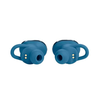 JBL Endurance Race TWS - Active Sport Earbuds - Blue | JBL Pure Bass Sound, Up to 30 hours of battery life, Enhancer and Twistlock design support your active lifestyle
