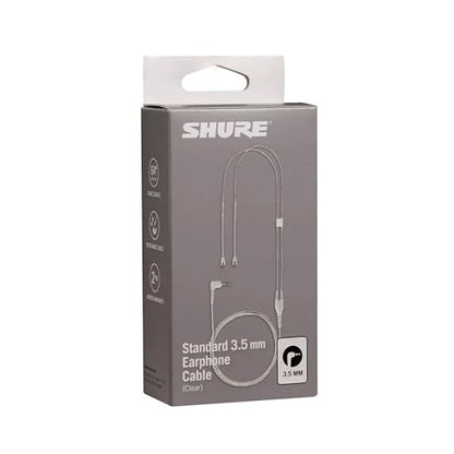 Shure EAC64CL 64 -Inch Detachable Earphone Cable for SE215, SE315, SE425 and SE535 Earphones (Clear) - color: Clear Cable, size: 64" Cable