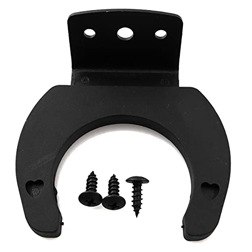 LQ Industrial Microphone Hook Holder 2PCS Black Wireless Microphone Hook Stands Hanger Wall Clip Clamp Holders Mic Stands Brackets