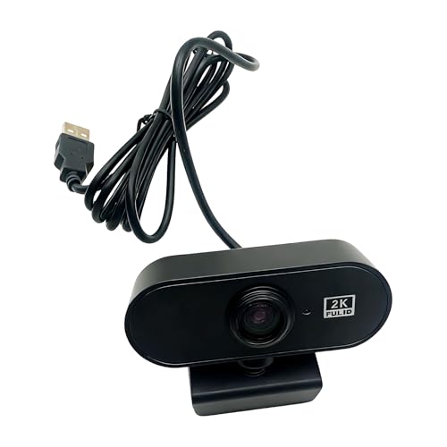 USB HD 1080P Video Webcam and Wide Angle Camera with Built-in Microphone and Rotatable Tripod,for Laptop Computer or Desktop PC,Great for Live Streaming.Calls.Video Conferencing(Black)