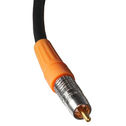BJC Coaxial Digital Audio Cable (6 Foot, RCA to RCA, Black) - color: Black, size: 6 foot, style: RCA to RCA