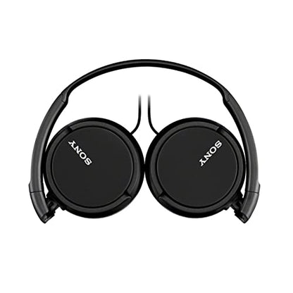 Sony ZX Series Wired On-Ear Headphones, Black MDR-ZX110 - color: Black, style: No Mic