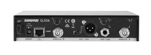 Shure QLXD2 Handheld Transmitter with SM58 Vocal Mic Capsule for QLX-D Digital Wireless Systems, Receiver Sold Separately, G50 Band | SM58 Vocal Mic Capsule for QLX-D Digital Wireless Systems, Receiver Sold Separately, G50 Band - style: Handheld Transmitt
