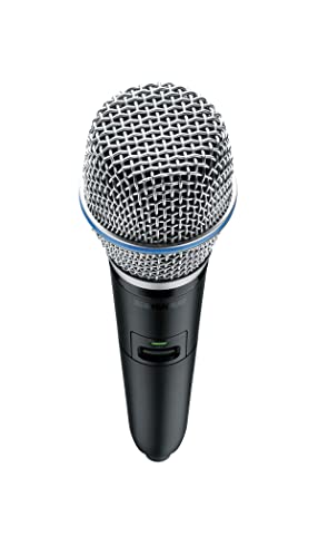 Shure GLXD2+/B87A Handheld Transmitter with BETA 87A Vocal Mic Capsule - for use with GLX-D+ Dual Band Digital Wireless Microphone Systems, Receiver Sold Separately (GLXD2+/B87A=-Z3) - style: BETA 87A