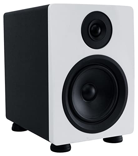 Rockville ISOPAD Aluminum/Silicone Isolation Pad Feet, 8-Pack | 4 Feet Included, Anti Vibration Swivel Top, Anti Slip, 120 lbs Capacity, No Glue/Screws, for Studio Monitors/Subwoofers