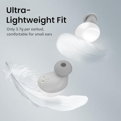 TOZO A1 Wireless Earbuds Bluetooth 5.3 Light Weight in Ear Headphones | IPX5 Waterproof, 2 Mics for AI Calls, Immersive Premium Sound Bass Ear buds with Charging Case, 32 Presets EQ via TOZO App - color: Matte White