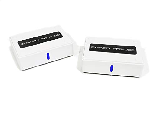 WSA-5TR-V2 Wireless Subwoofer Speaker Kit, 5.2G / 5.8GHz Dual Band Selectable, Total 106 RF Channel Auto Switching - color: White