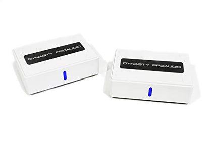 WSA-5TR-V2 Wireless Subwoofer Speaker Kit, 5.2G / 5.8GHz Dual Band Selectable, Total 106 RF Channel Auto Switching - color: White