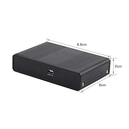 5.1 USB Audio Sound Card with SPDIF, External USB Sound Card Adapter for PC Laptop Audio, Support 48/44 KHz Sampling Rate, Black