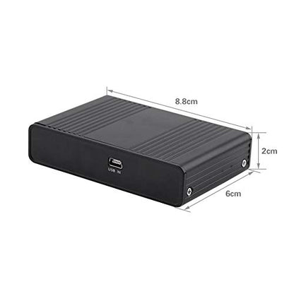 5.1 USB Audio Sound Card with SPDIF, External USB Sound Card Adapter for PC Laptop Audio, Support 48/44 KHz Sampling Rate, Black