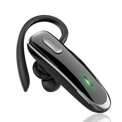 Bluetooth Headset V5.4, Wireless Bluetooth Earpiece with Built-in Dual ENC Mic 10Hrs Talk Time 180 Days Standby for Cell Phone Computer, Mute Buttons Hands-Free Headphones for Trucker/Driver/Business
