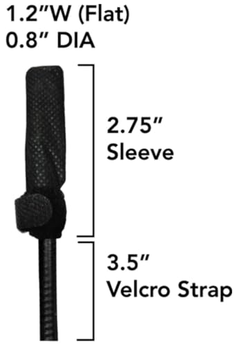 HamiltonBuhl HygenX Disposable Gooseneck Microphone Covers with Velcro Strap - 100 Covers