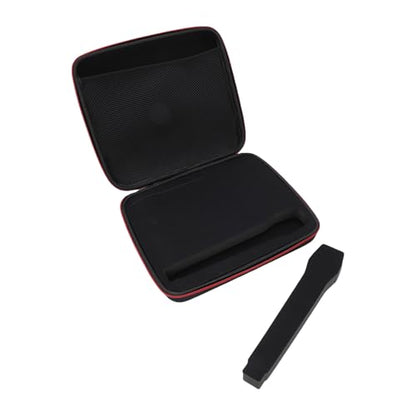 Tbest Wireless Microphone Case Shockproof Travel Storage Bag for Handheld Microphones Receivers Adapters Holds 4 Mics Polyester Sponge 29x26x7cm