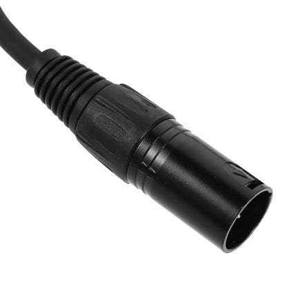 HOMSFOU 0.5m XLR Audio Splitter Cable Male to Dual Female Balanced Microphone Patch Cord with Efficient Signal Conversion and Plug and Play for Studio and Performance Use