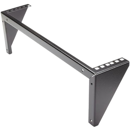 StarTech 2U Vertical Wall-Mount Rack Bracket, 19in, 125lb, TAA (RK219WALLV) | Open-frame L-shaped bracket for network, Server, Data and AV equipment, EIA-310, 56.7kg, W/hardware - size: 2U
