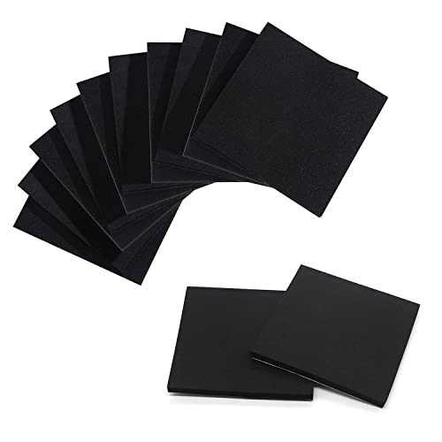 Foam Padding Sheets with Adhesive Backing - Self Stick Neoprene Insulation Foam,8PCS 1/4 Inch Thick X 4 Inch Long X 4 Inch Wide - Closed Cell Foam Sheet Square Pad - size: 4Inch x 4Inch x1/4Inch