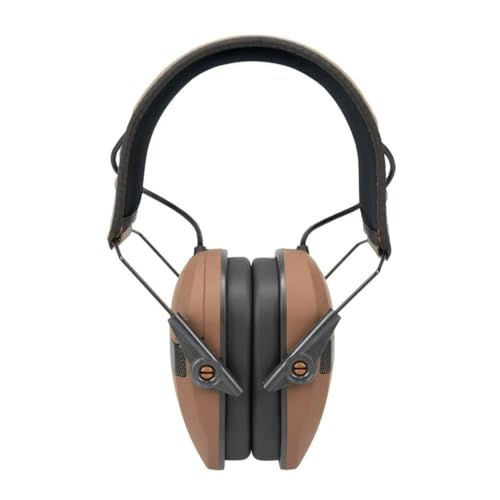 Walker's Razor Slim Electronic Earmuffs | Protective Case - color: Brown