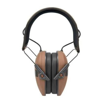 Walker's Razor Slim Electronic Earmuffs | Protective Case - color: Brown