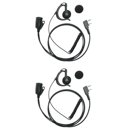 G-Shape Earpiece Compatible with Baofeng UV-5R Kenwood TK-3107