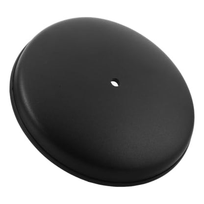 Heavy Duty round Mic Stand Base 7.1 Inch Metal Desktop Microphone Holder with Finely Sprayed Surface, Supports Straight and Boom Arms, Prevents Microphone Tipping for Home Studio