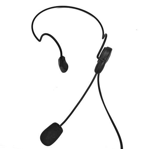 Renastar Ptt Mic Earpiece Two Way Radio Headset Behind The Head Ear Piece Finger PTT for Midland 2 Pin Walkie Talkie AVPH5 GXT LXT GMRS
