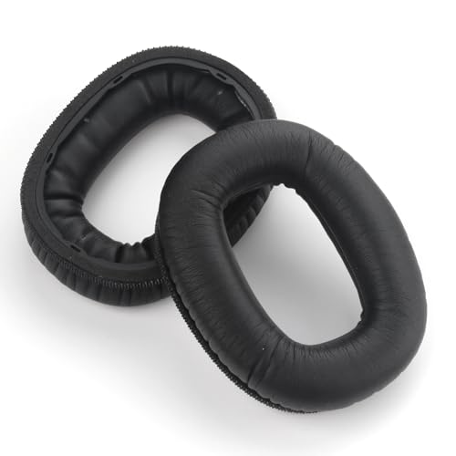 Ear Pads Replacement Ear Cushions Compatible with Marshall Monitor II Active Noise Canceling Over-Ear Bluetooth Headphone Softer Protein Leather High-Density Memory Foam Earpads Ear Cups Cover - Black