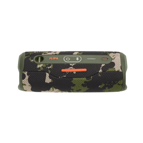 JBL Flip 6 - Portable Waterproof Speaker - Camo | Louder, more powerful sound, IP67 waterproof and dustproof, 12 Hours of Playtime, Bold design - color: Camo