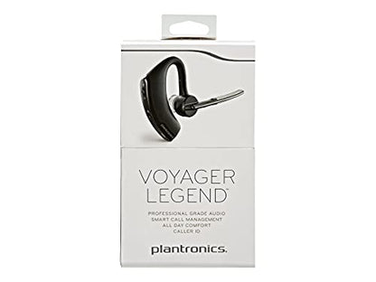 Plantronics - Voyager Legend (Poly) - Bluetooth Single-Ear (Monaural) Headset - Connect to your PC, Mac, Tablet and/or Cell Phone - Noise Canceling,Black