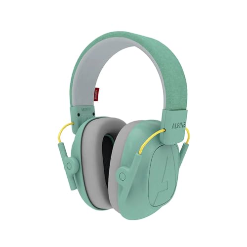 Alpine Muffy Kids Ear Muffs for Kids Ear Protection | 3-16 Years | Autism Sensory Products | 22dB Sound Reduction | Kids Noise Cancelling Ear Muffs | Noise Reduction Headphones for Kids - color: Mint