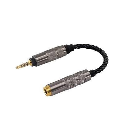 okcsc Headphone Adapter 2.5mm Male to 4.4mm Adapter for 4.4mm Cable Connected to Balanced 2.5mm Player Device High Stereo Audio Converter OFC Cable with Gold-Plated Plug 6 inch Length Extension Cord - size: 2.5mm Male to 4.4mm