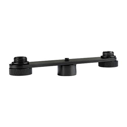 CAMVATE Double Microphone Mounts Bracket T-bar - 1958 - size: 3 cm (W) x 15 cm (L) x 2 cm (H)